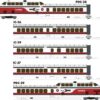 Rapido Trains 203503  UAC TurboTrain 5-Car Set, Early Amtrak #52-73-74-75-53 (DC/DCC/Sound)