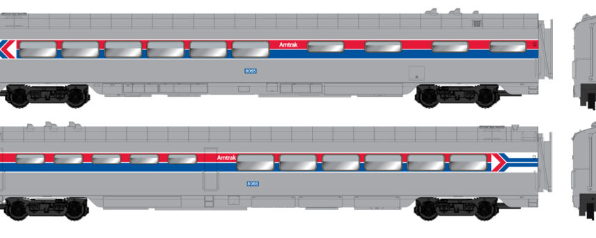 InterMountain Railway CCS7059-01  Centralia Car Shops Western Diner Car, Amtrak PHI #8065
