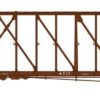 Rapido Trains 174001-6  HO NSC 73' Centerbeam Flatcar, BC Rail #730489