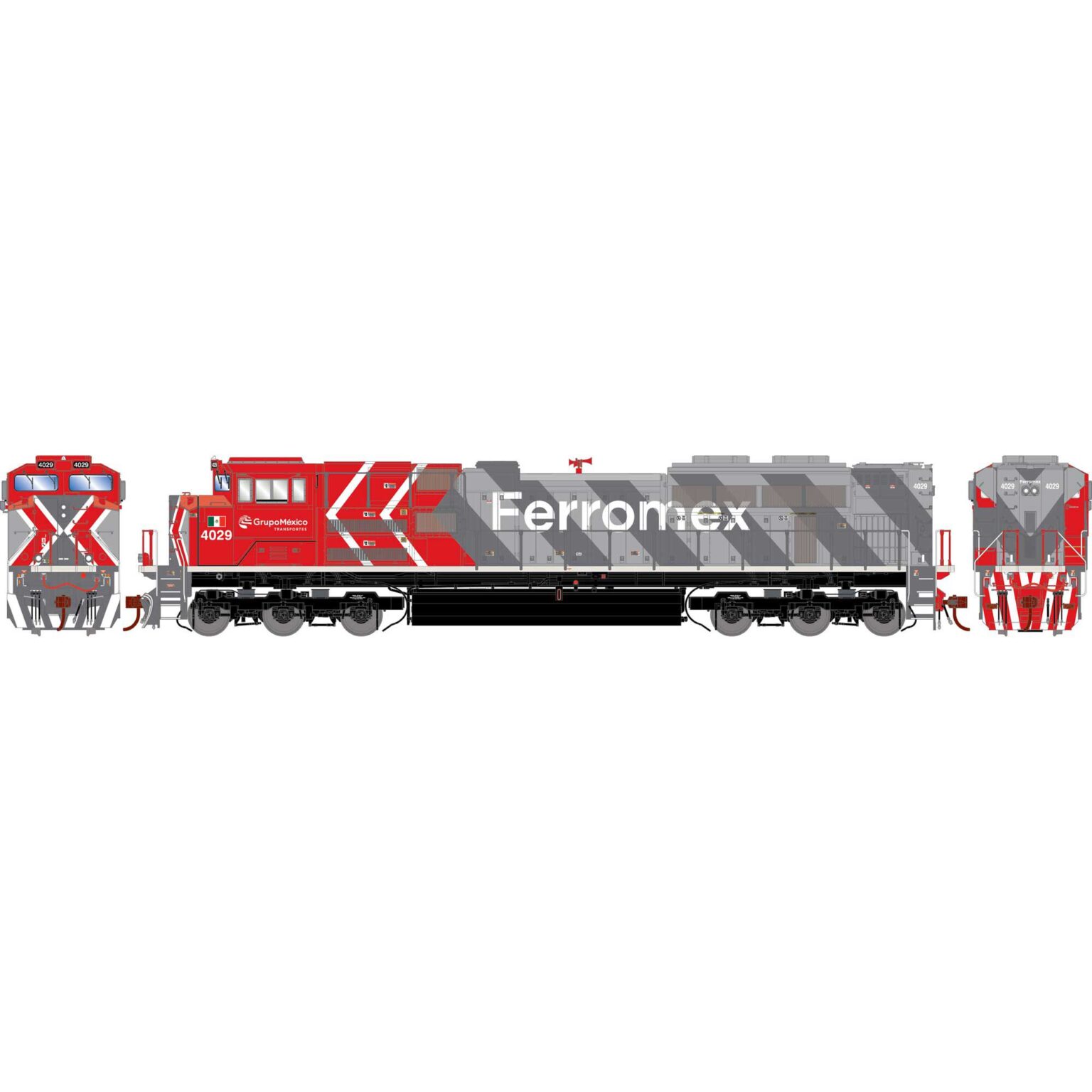 Athearn Genesis 75749   SD70ACe Locomotive, Ferromex #4029