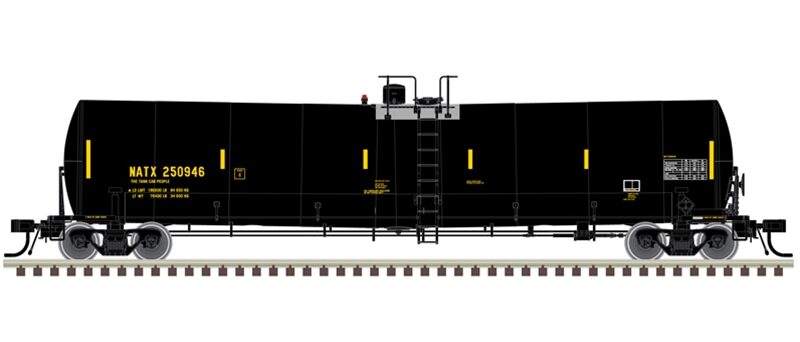 Atlas 50006185  Trinity 25,500 Gallon Tank Car, NATX #250924