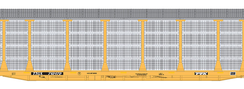 InterMountain Railway 194113-01  Bi-Level Auto Rack, TTX #711841