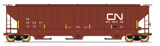 InterMountain Railway 453114-04  4750 Cu. Ft. 3-Bay Covered Hopper, CN / Chicago Central & Pacific #481944