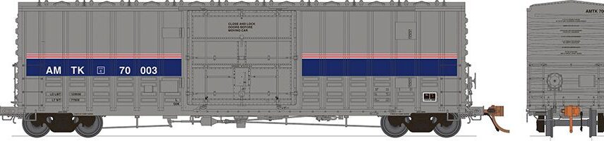 Rapido Trains 537007A    N B100 Boxcar: Amtrak -Phase VI #70003