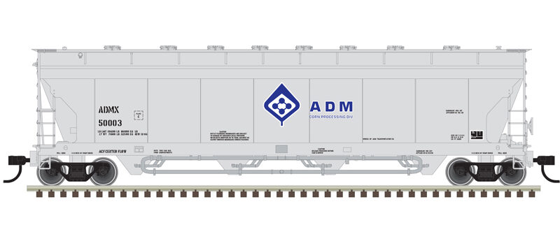 Atlas 50006067   Pressureaide Covered Hopper, ADM #50003