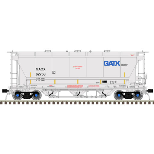 Atlas 50006220  3230 Covered Hopper, GATX #62758