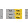 Athearn 16392  HO 40' Low Cube Container, EASU #2 (3 Pack)
