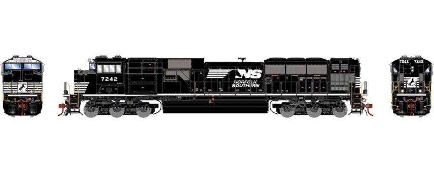 Athearn Genesis 75759   EMD SD70ACU Locomotive, NS #7242