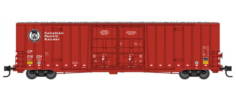 Micro Trains 12300071   60' Rib Side, Double Plug Door High-Cube, Canadian Pacific #218224