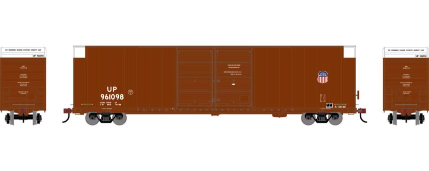 Athearn 90583  FMC 60' DD/SS Hi-Cube Box Car, UP #961098