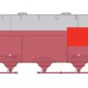 InterMountain Railway 48910-01  Procor Pressure Flow Hoppers, UNPX ex-Halliburton #126104