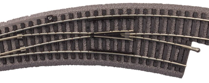 Piko 55423  HO Roadbed Curved Right Turnout BWR