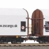 Piko 58258   2-pcs Sliding Tarp Wagon, ZSSK