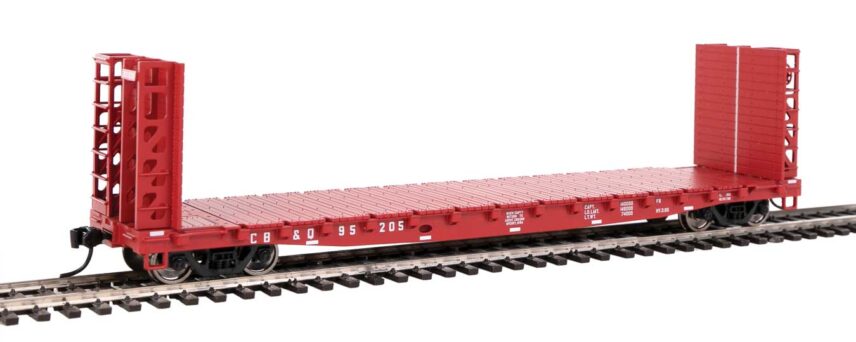 Walthers Mainline 5907   53' GSC Bulkhead Flatcar, CB&Q #95205