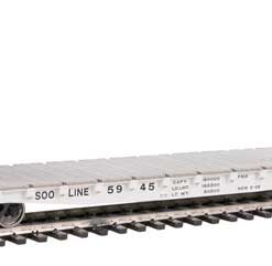 Walthers Mainline 5915   HO 53' GSC Bulkhead Flatcar, Soo Line #5945