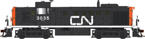 Bowser 25256  Alco RS-3, CN - Black Wet Noodle #3040 (DCC/Sound)