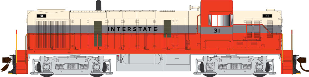 Bowser 25281  Alco RS-3, Interstate #31