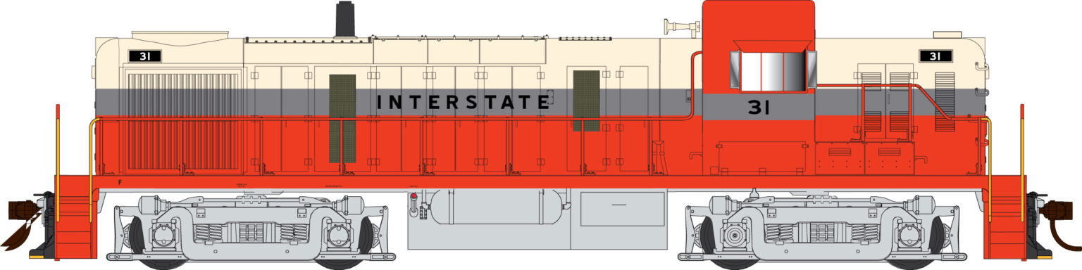 Bowser 25284  Alco RS-3, Interstate #32 (DCC/Sound)