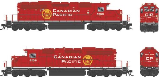 Bowser 25306  SD40-3, CP  (Two Operating Beacons on the Roof) #5109 (DCC/Sound)
