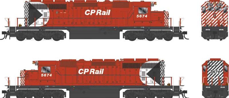 Bowser 25307  SD40-2, CP Rail As Delivered #5659