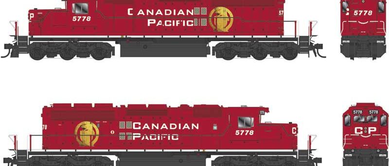 Bowser 25317  SD40-2, CP Golden Beaver #5778