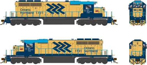 Bowser 25335  SD40-2, Ontario Northland #1731 (DCC/Sound)
