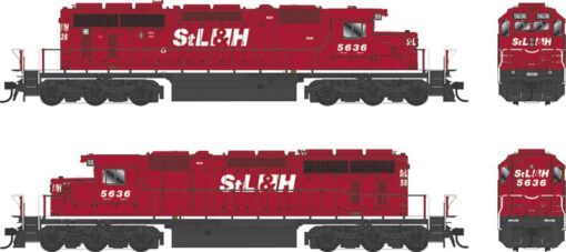 Bowser 25343  SD40-2, STL&H #5636 (DCC/Sound)
