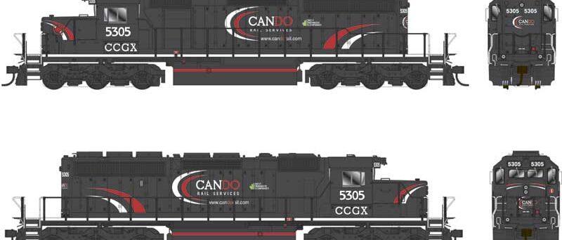 Bowser 25345  SD40-2, Cando #5305