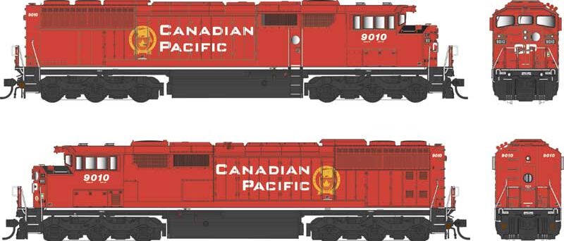 Bowser 25347  SD40-2f Canadian Pacific Beaver logo #9010