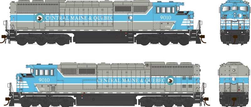 Bowser 25353  SD40-2f CM&Q #9010