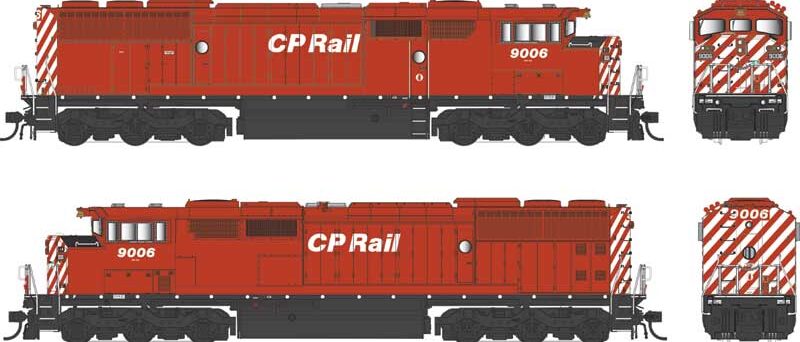 Bowser 25357  SD40-2f CP Rail #9006