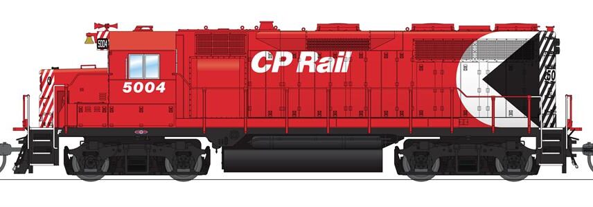 Broadway Limited Imports  7538 EMD GP35, CP Multimark w/ 5" Stripes (DCC/Sound) #5004