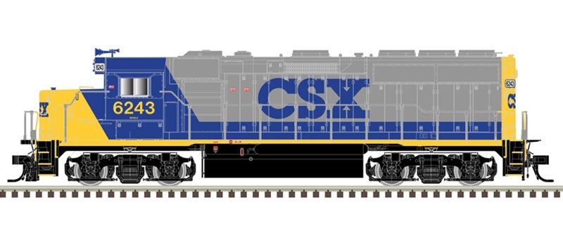 Atlas 10004222   EMD GP40-2, CSX #6221