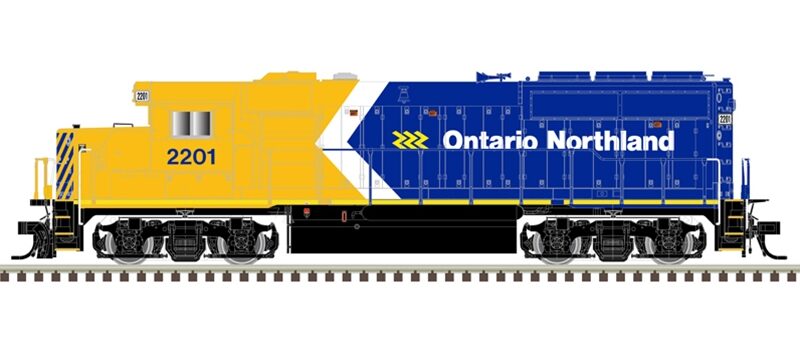 Atlas 10004227   EMD GP40-2, Ontario Northland #2201