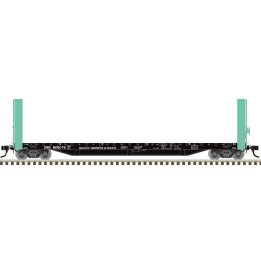 Atlas 20007100  51'6"Bulkhead Flatcar, Duluth Winnipeg & Pacific Railway #605007