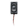 Digitrax SP26158B  Rectangular 26.5mm x 15.5mm x 9mm 8 Ohm Compact Box Speaker with enclosure & wires
