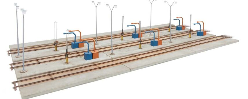 Walthers Cornerstone 4161  HO Modern Diesel Service Fueling Facility -- Kit