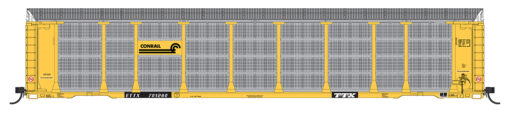 InterMountain Railway 482105-01  Tri-Level Auto Rack, Conrail - Yellow #701260