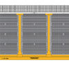InterMountain Railway 482107-04  Tri-Level Auto Rack, Chicago & North Western - Yellow #820611