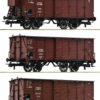 Roco 6600037  3-piece set: Covered goods wagon, DRG