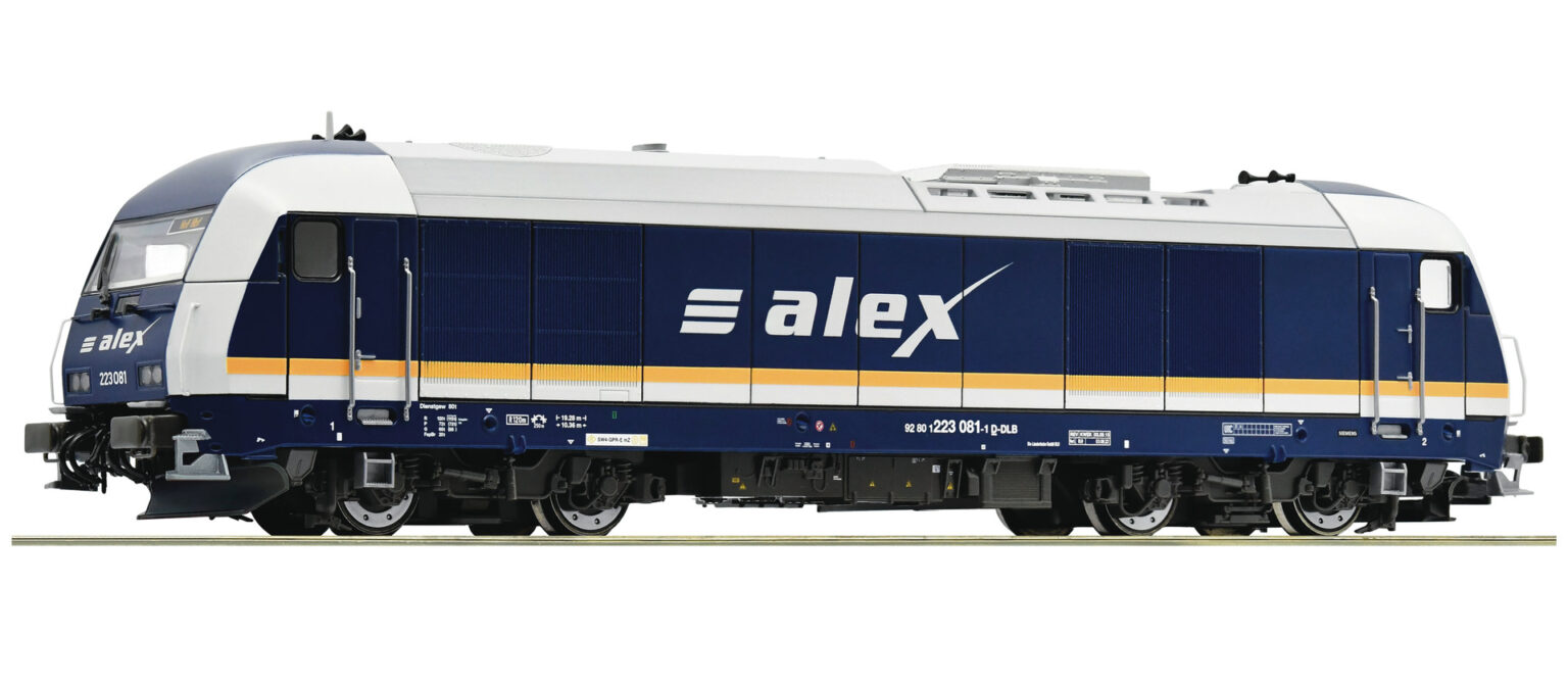 Roco 70944  Diesel locomotive 223 081-1, alex (DCC/Sound)