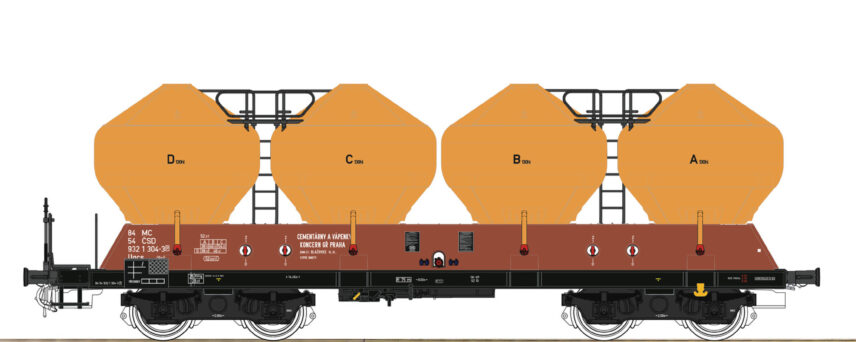 Roco 77004   3 piece set: Silo wagons, CSD