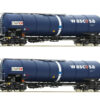 Roco 77046  2-piece set: Tank wagons, Chemoil