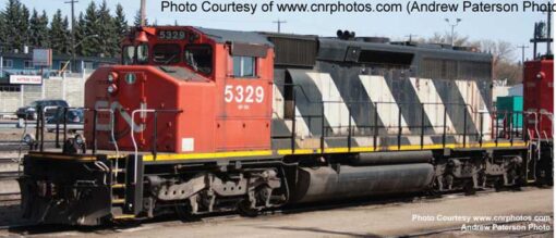 Bowser 25382  GMD SD40-2W, CN Sergeant Stripes #5329 (DCC/Sound)