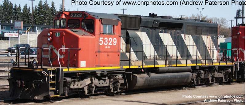 Bowser 25379  GMD SD40-2W, CN Sergeant Stripes #5329