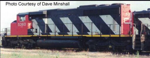 Bowser 25393  GMD SD40-2W, CN Non Dynamic Sergeant Stripes #5355 (DCC/Sound)