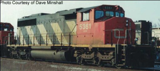 Bowser 25401  GMD SD40-2W, Non Dynamic Sergeant Stripes CN #5357 (DCC/Sound)