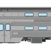 Rapido Trains 145003  Gallery Commuter Car: Burlington Northern Coach: Unnumbered
