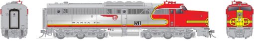 Rapido Trains 23545  PA-1, AT&SF (Repowered): #51L (DCC/Sound)