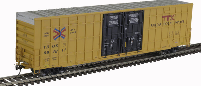 Atlas 20005912  HO 60' Gunderson 7550 Double Door Box Car, TTX #663810